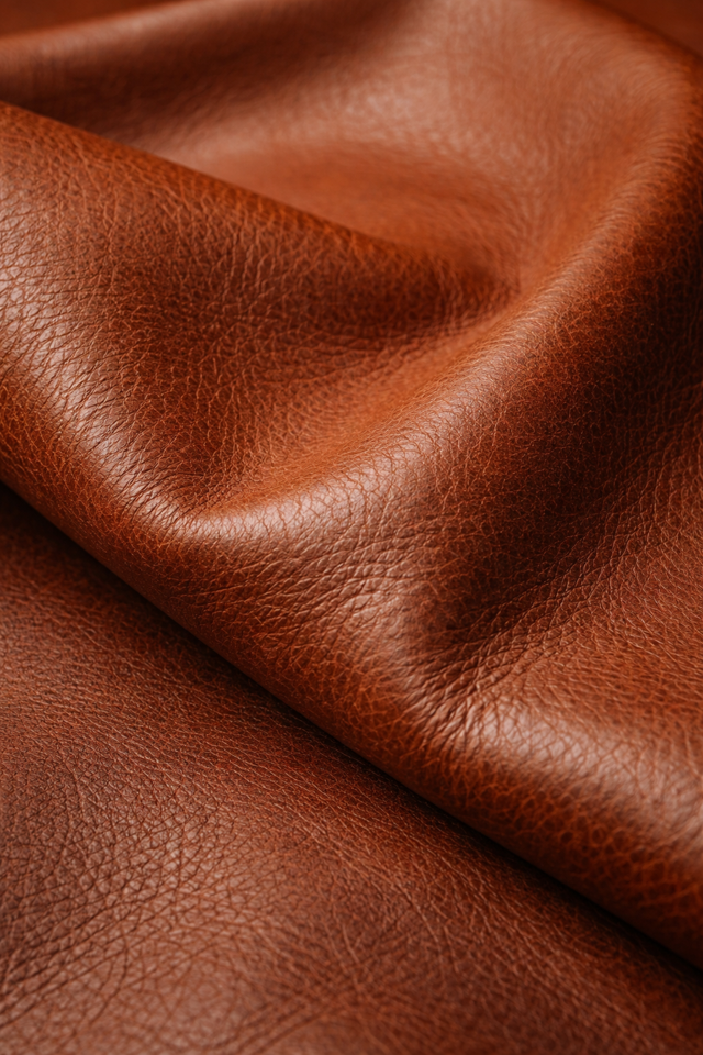 Full-grain leather
