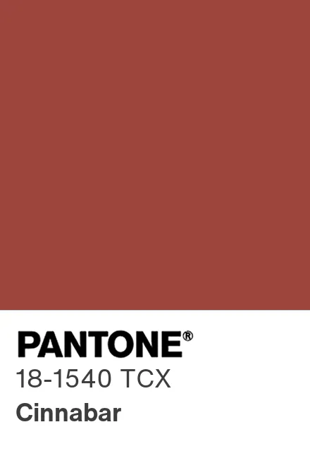 Pantone Cinnabar