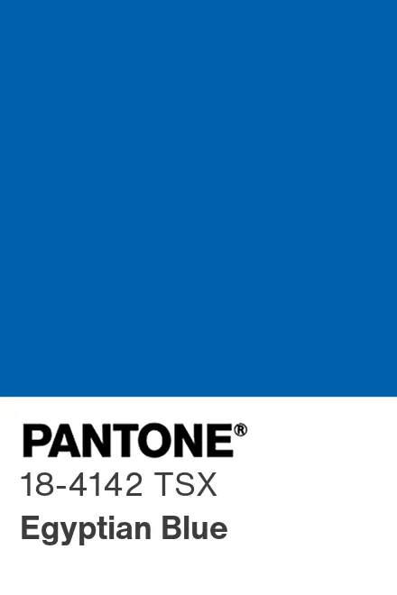 Pantone 18-4142 Egyptian Blue