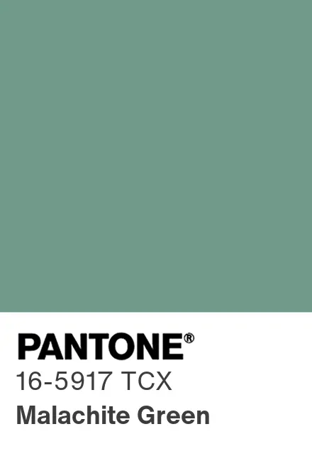 Pantone 16-5917 Malachite Green