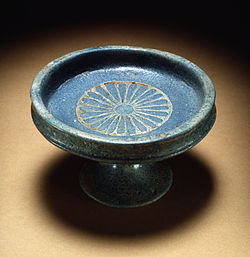 Blue faience