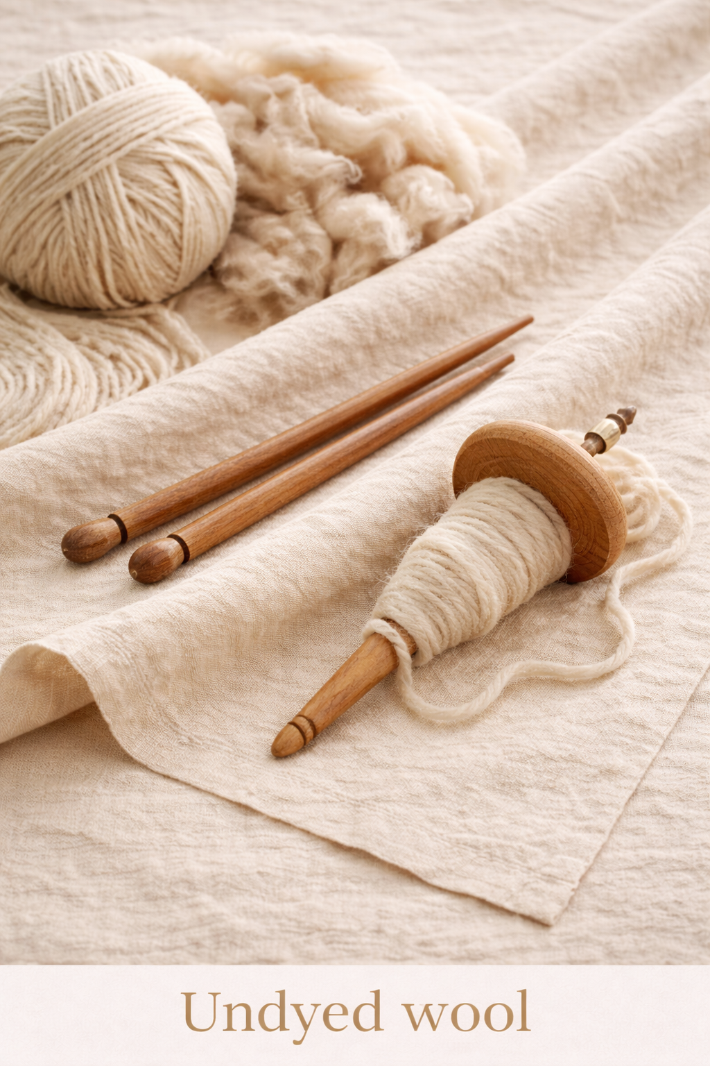 Undyed wool